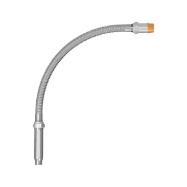 Victaulic A48TAQFBUE VicFlex AH5 304 Stainless Steel Unbraided Corrugated Flexible Drop Hose 3/4 in NPT 48 in L