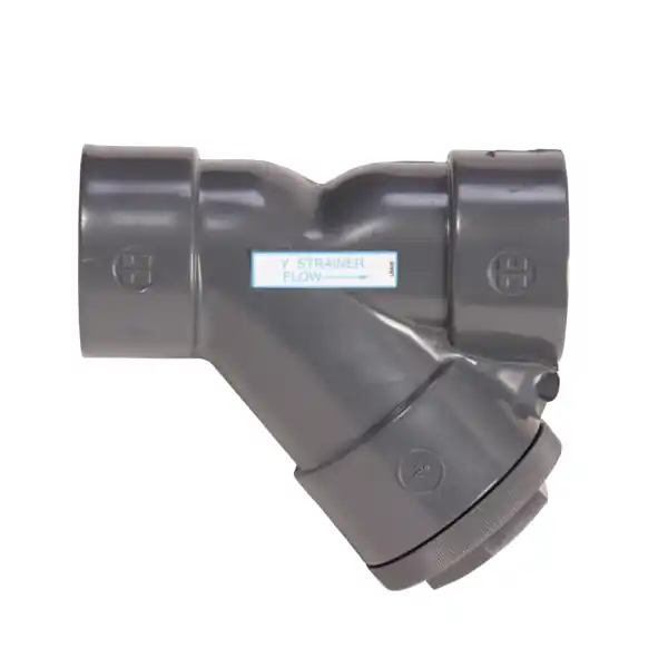 HAYWARD YS10200S 2 PVC Y- Strainers w/FPM o-ring; 1/32 perf screen; socket end connection