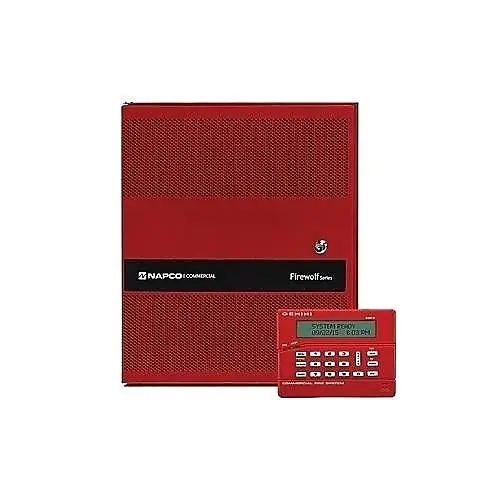 NAPCO GEMC-COMBO32KT Gemini Commercial 32 pt. 24V Integrated Burglary/Fire Addressable Hardwire/Wireless System Kit