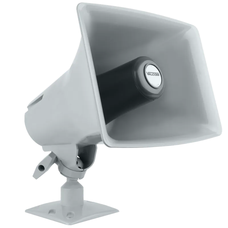VALCOM V-1048C-GY Talkback Horn (Gray)