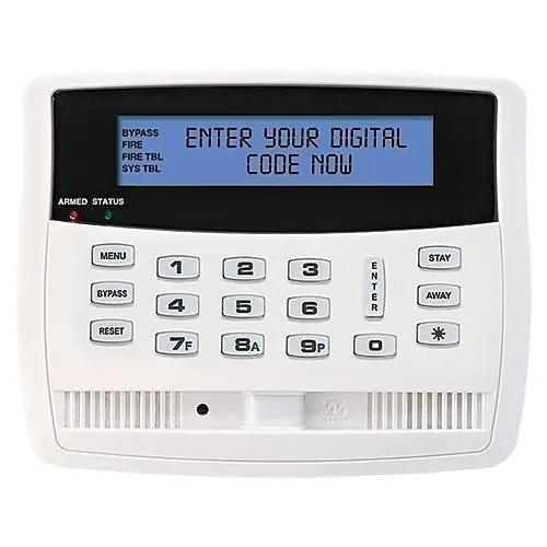 NAPCO GEM-K1VPS Custom Alpha Keypad With Voice Prompts, UL Siren, Pet PIR