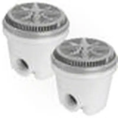 Pentair 500118 VGBA 8 Main Drain 2 Side ABS Sump Gry