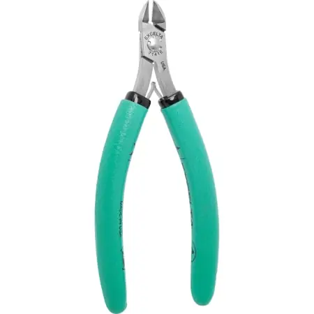 Excelta 7141E Lazer Line Maximum Flush Side Cutter, 5-3/4 L, 0.005 - 0.045 Soft Wire