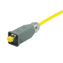 HARTING 09451151560 Data Han3A RJ45: RJI IP67 PLUG Han3A metal 10G, Cat.6, IDC, 8-pol