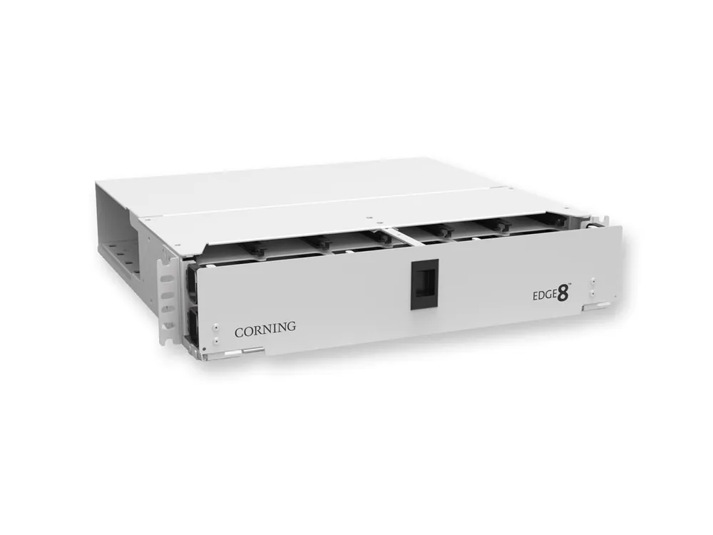 CORNING EDGE8-02U-FP 2U Housing 19 Rackmount Up to 24 Modules/Panels