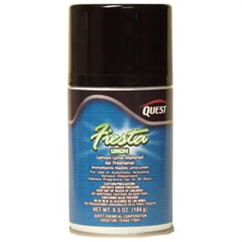 QuestSpecialty 389001 Fiesta Metered Air Freshener Limon 7.25 oz Aerosol 12/Case