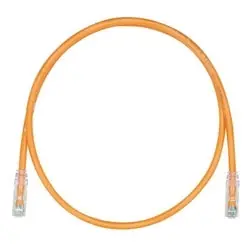 Panduit UTPSP1ORY Cat 6 UTP Orange Patch Cord - 1ft
