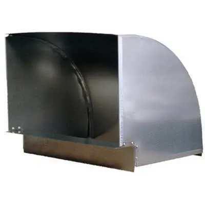 Lukjan DX210814 DX21 (307) Duct Vertical Elbow, 90 Degrees, 8 x 14