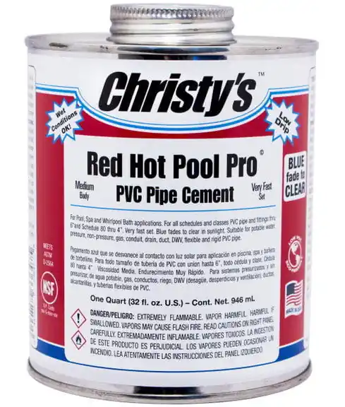 IPS 10852 Quart IPS 747 Blu Pool/Spa Cement 10852 Glue Blue Pool R Spa Quart