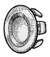 Mulberry 40114 1-1/4 Snap In KO Blank 40114