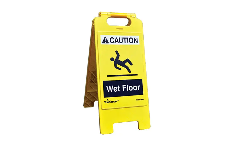 TruForce BCWFS Wet Floor Caution Sign Power 1 Each Replacement MPN