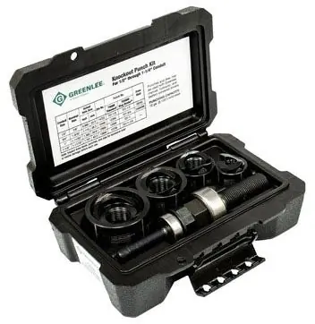 GREENLEE 735BB Punch and Die Set, Knockout, 1/2 to 1-1/4