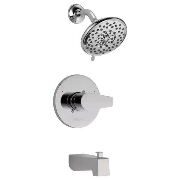 Peerless PTT14419 Delta Chrome Xander Tub Shower Multichoice None Single Handle Lever