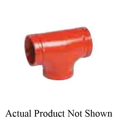 Victaulic F024002G00 FireLock Style 002 2-1/2 in Grooved 365 psi Domestic Hot Dipped Galvanized Ductile Iron Tee