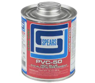 Spears PVC50B-030 1 Quart PVC-50 Hot Blue Medium Body PVC