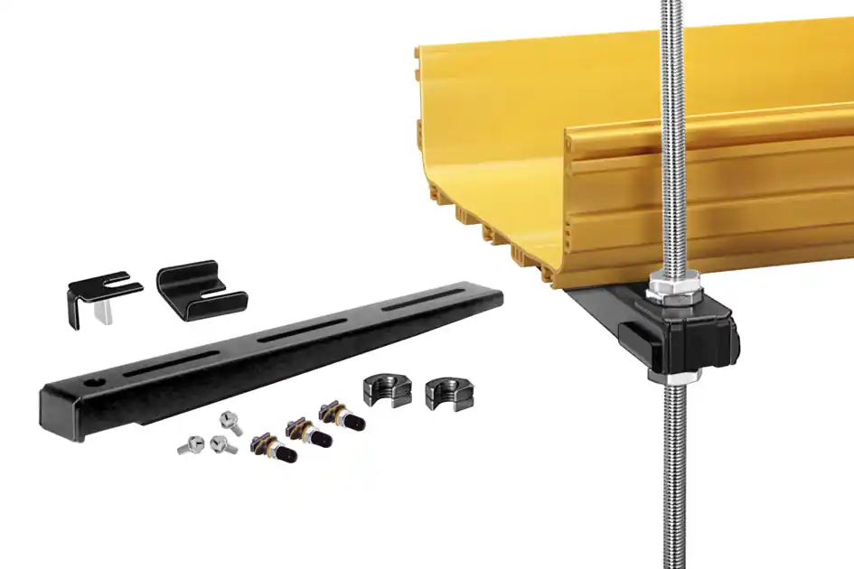 COMMSCOPE FGS-HETR-F-1/2 THREADED ROD BRACKET KIT, 1/2 FOR 4 X 12 SYSTEM
