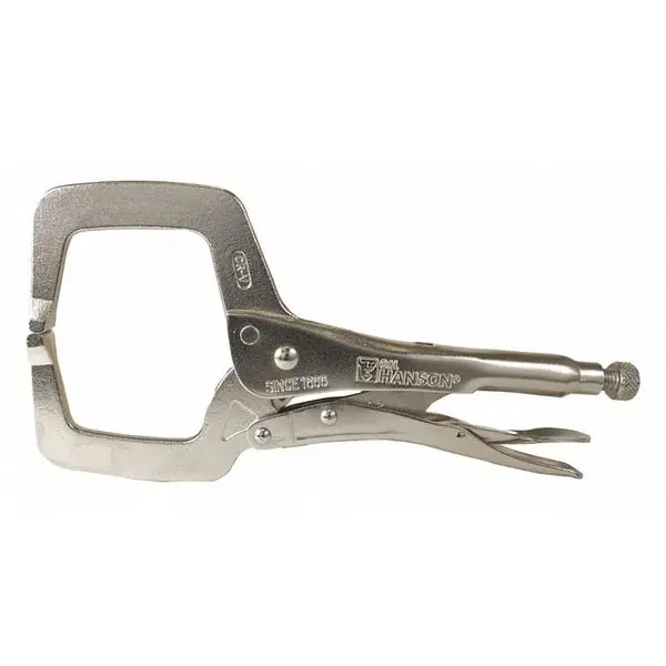 C.H. Hanson 71100 Locking C-Clamps Locking Grip 3 1/4 in Throat Depth