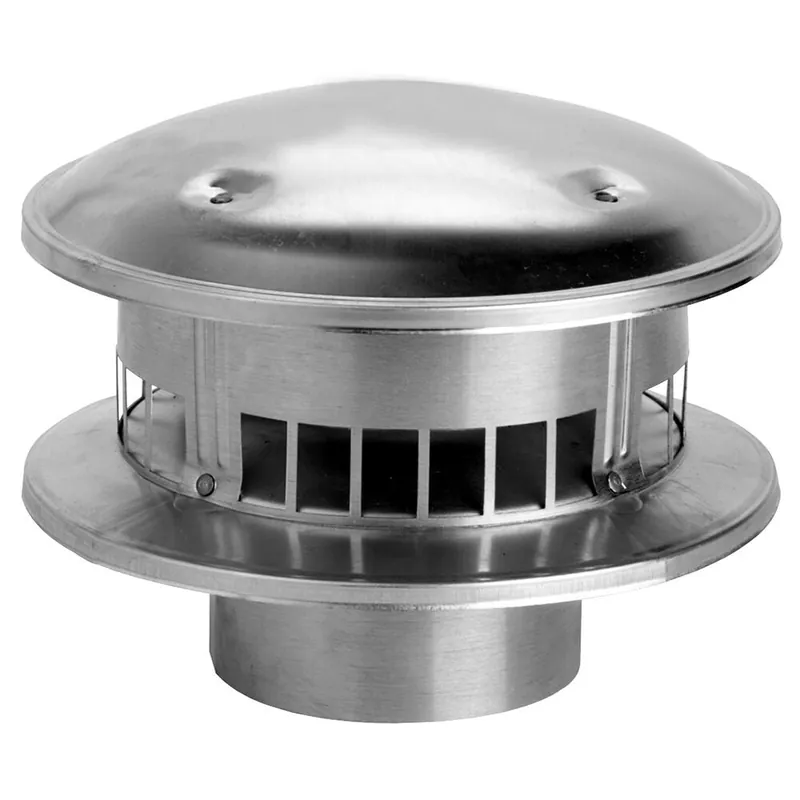 Hart & Cooley 6RHW High Wind Cap 6 Inch 11-1/4 Inch W x 5-5/8 Inch H Aluminum