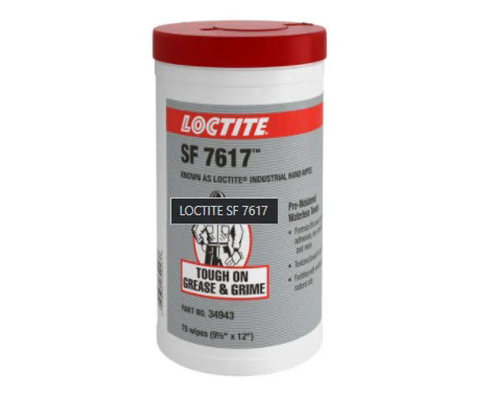 Loctite 337637 SF 7617 Industrial Hand Wipes 75 COUNT/TUB