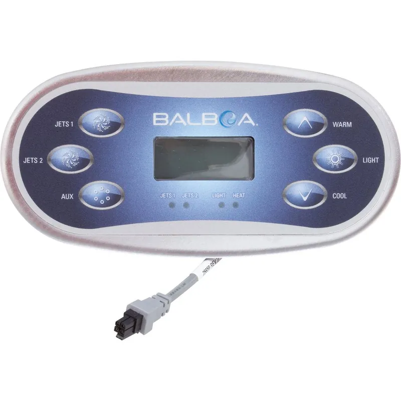 Balboa Water Group 50335KIT Topside BWG TP600 Jets/Jets/Aux/Warm/Light/Cool LCD