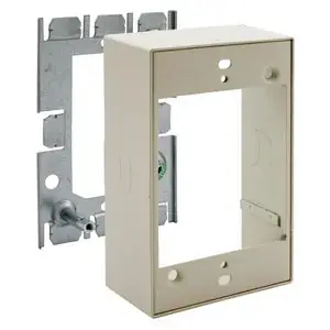 Hubbell HBL5751IVA Metal Raceway, Extension Box, 1-Gang, Standard, HBL500/700/750 Series