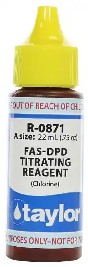 TAYLOR R-0871-A-24 (CHL) 24/CS FAS-DPD TITRATING 3/4 OZ