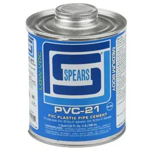 Spears PVC21B-020 PINT PVC-21 MED BODY BLUE PVC