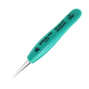 Excelta 3C-SA High Precision Electronic Tweezer, 4-1/4 L x 3/8 W x 0.06 T
