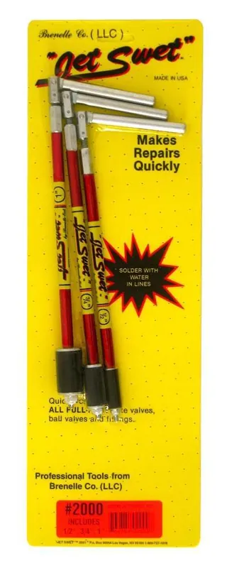 Brenelle 2000 Jet Swet 1/2 in. - 1 in. Kit (Less Case)