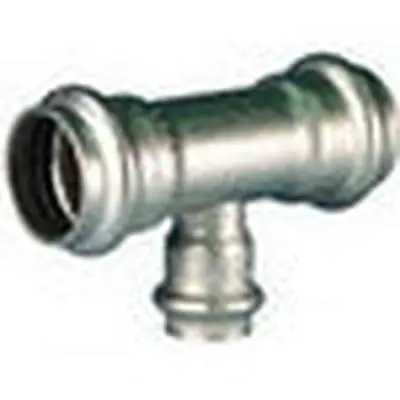 Victaulic FB72593XH5 Vic-Press Style P593 2 x 2 x 3/4 in. Press 304L Stainless Steel Reducing Tee