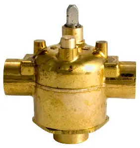 Erie VS3517 1-1/4 Sweat Steam 3-Way Zone Valve Body (8.0 Cv)