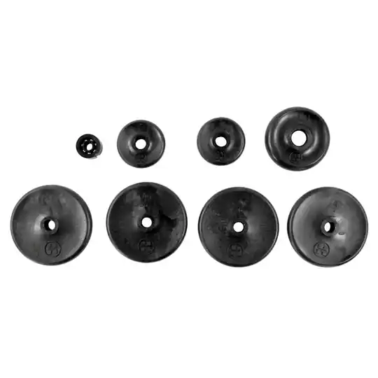 Hayward AX6000DBK Rollers 7 Pack W/Bearings Black