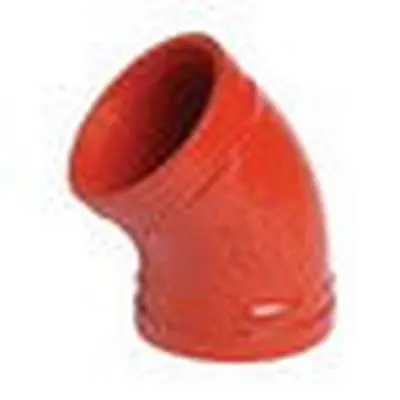 Victaulic F020003G00 FireLock Style 003 2 in Grooved Galvanized 45 Degree Sprinkler Elbow