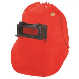 Honeywell 870 Fibre-Metal Leather Welding Hood Lens Shade 10 Orange Lift-Front Glassholder