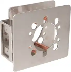 TRIMCO 5022630 Unit Lock Adapter Non-Handed Satin Stainless Steel