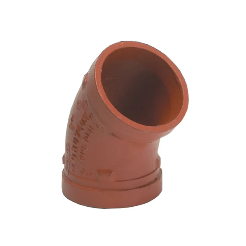 ANVIL GRUVLOK 0390014785 7051 Standard 45 Degree Elbow For Grooved-End Pipe Ductile Iron 2