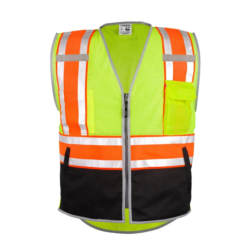 Kishigo 1543XL XL Lime Class 2 Premium Brilliant Series Ultimate Reflective Vest