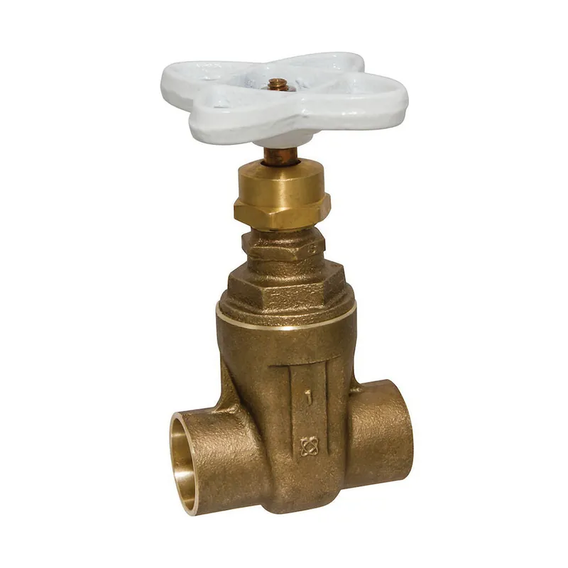 NIBCO NJ0J0XC S-113-LF 1-1/2 in. Bronze Full Port Solder Gate Valve