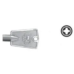 NATIONAL CABINET LOCK D8590 Freezer Lock Key Wrench, Cross Shape, Die-Cast