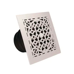 RectorSeal 81919 Ceiling Diffuser W/ Square Antique White Grille