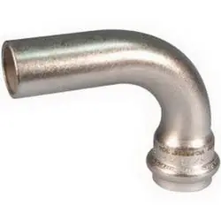 Victaulic F014542XH8 Vic-Press 1-1/2 in. Plain End x Threaded 304 Stainless Steel 90 Degree Elbow