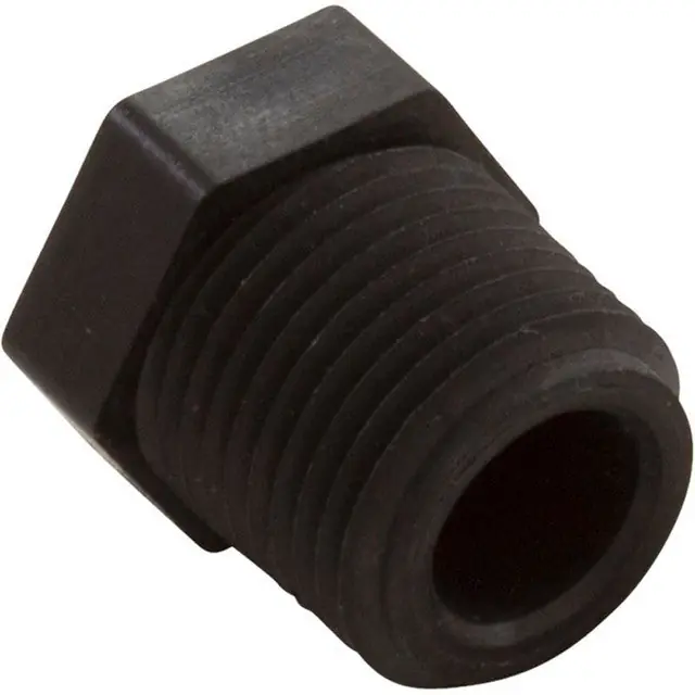 A&M Industries TP4006PP Plug, 3/8 Male Pipe Thread, Polypropylene