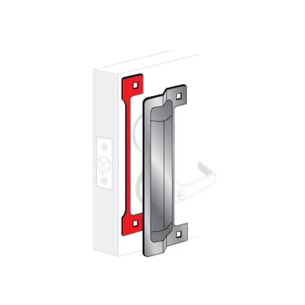 PRO-LOK ELP-240-AL Door Latch Protector 13 Length x 3-5/8 Width Replacement MPN
