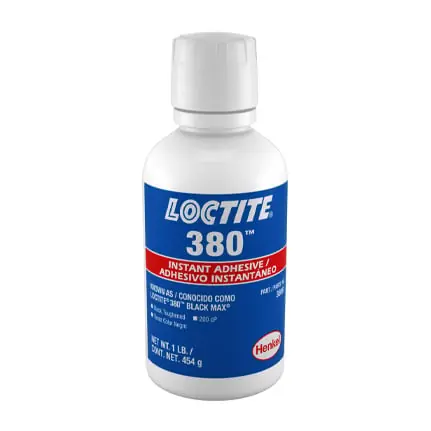 Loctite 135424 Black Max Toughened Instant Adhesive 1 lb Bottle