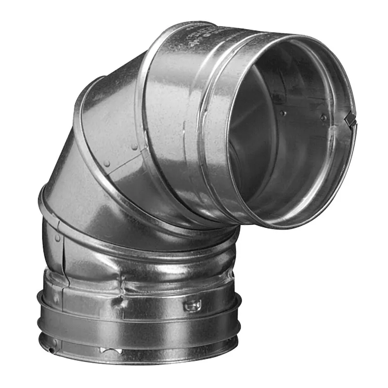 Hart & Cooley 4REA90 Adjustable Round Vent Elbow 4 Inch G-90 Steel