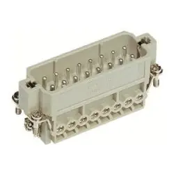 HARTING 09200162613 Han A Male Insert-Screw: Han A 16 Position M Insert Screw 17-32