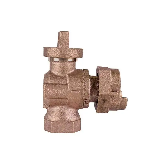 A.Y. McDonald 5149-185 1 In FNPT X Meter Angle Ball Supply Stop Valve