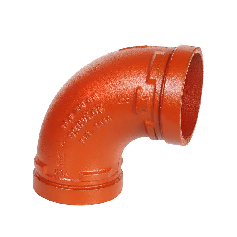 ANVIL GRUVLOK 0390014223 7050 Standard 90 Degree Elbow For Grooved-End Pipe Ductile Iron 2