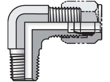 Parker 4CBU-SS Ferulok 90 Degree Elbow CBU