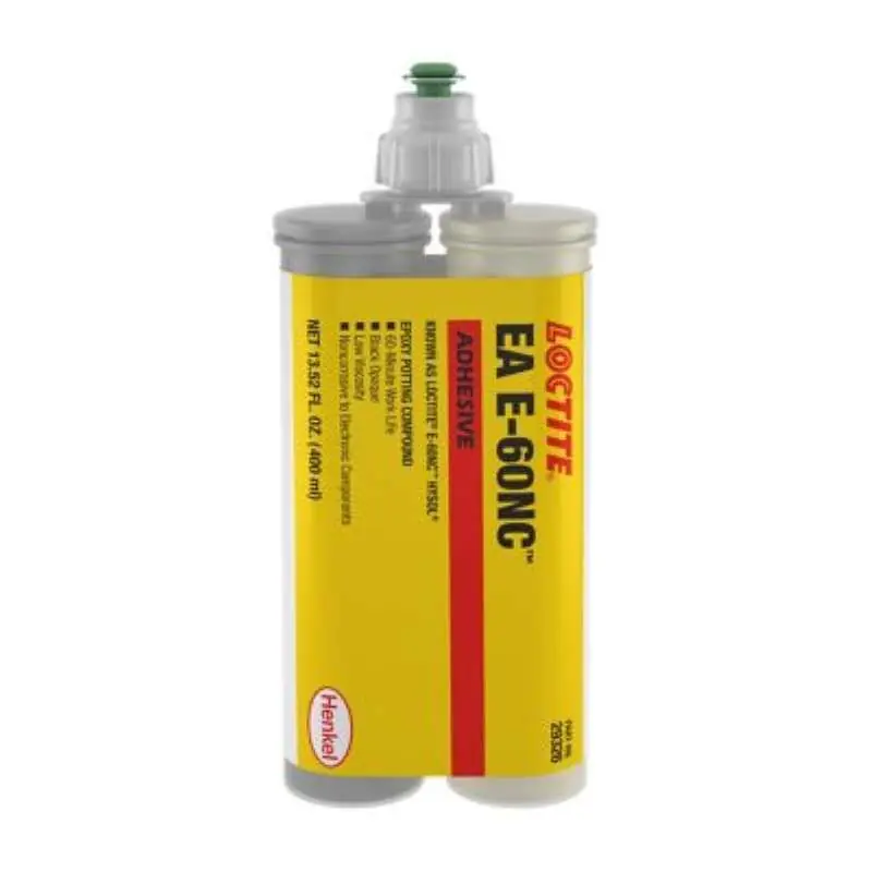LOCTITE 237115 E-60NC High Performance Epoxy Adhesive 400mL Dual Cartridge Black/Pale Yellow